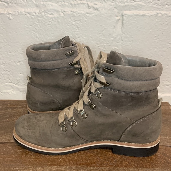 Chaco Women’s Gray Suede Lace Up Winter Boot Sz 10 - Picture 5 of 6